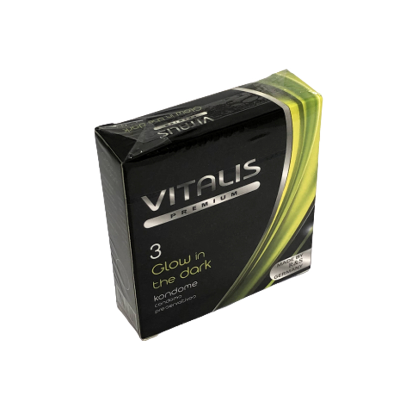 Bao cao su gai gân siêu mỏng bcs VITALIS hộp 3c