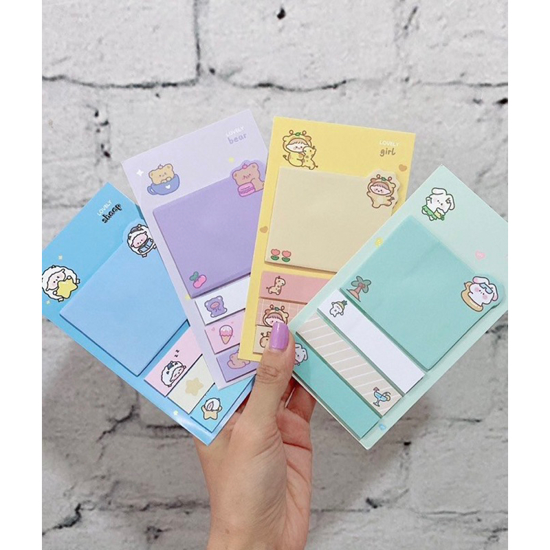 CÁC MẪU GIẤY NOTE PHÂN TRANG