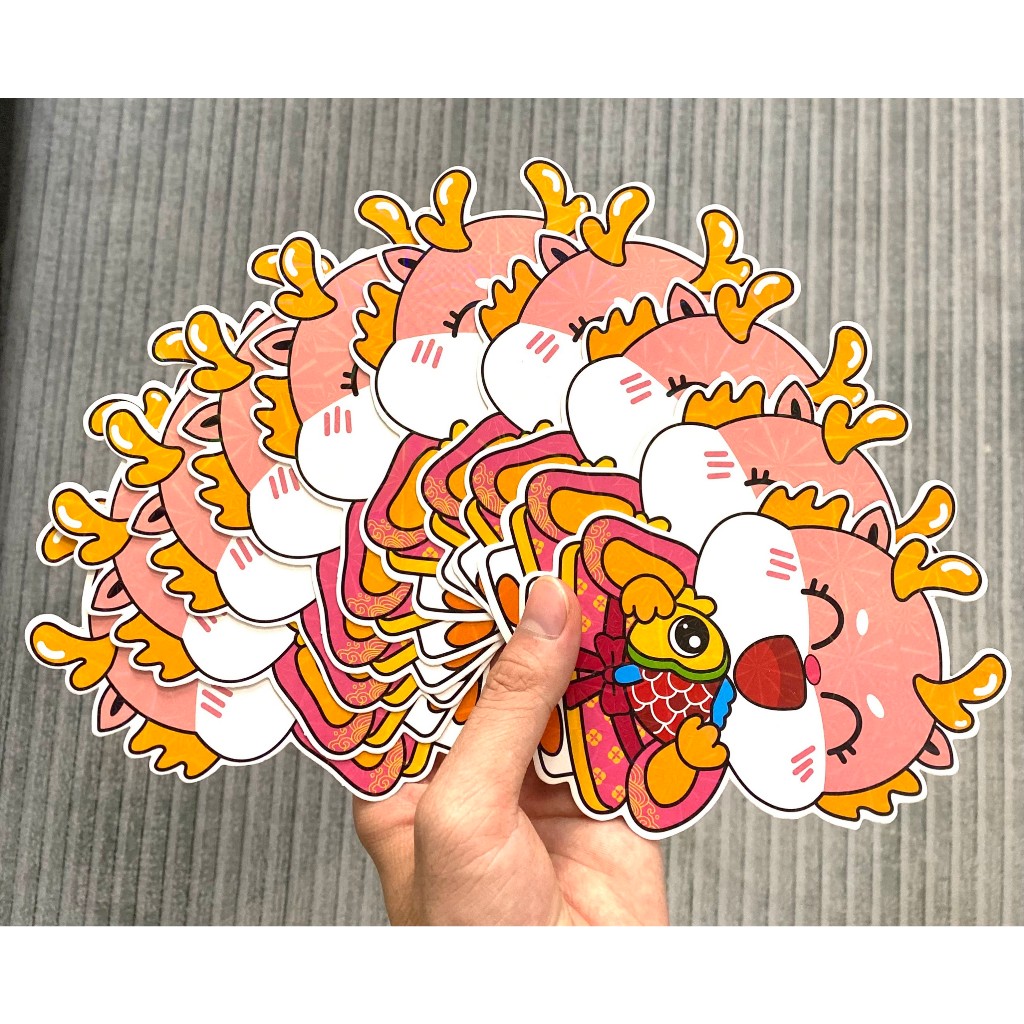 Combo 10 bao lì xì chibi 3D