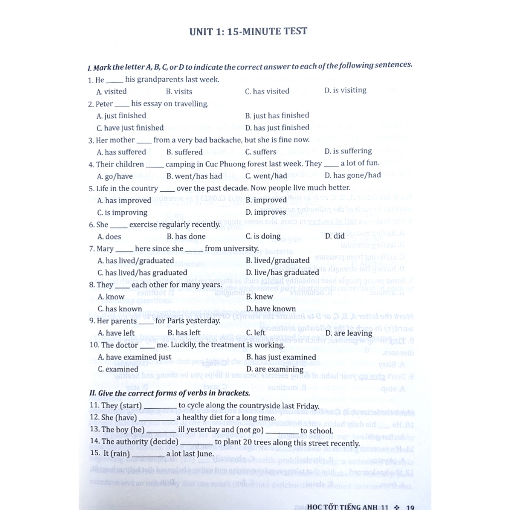 Sách Học Tốt Tiếng Anh 11 - Theo Chương Trình Global Success - Huy Hoàng