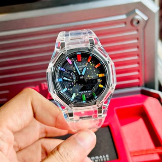 Đồng hồ nam dây nhựa casio g shock ga 2100g custom galaxy