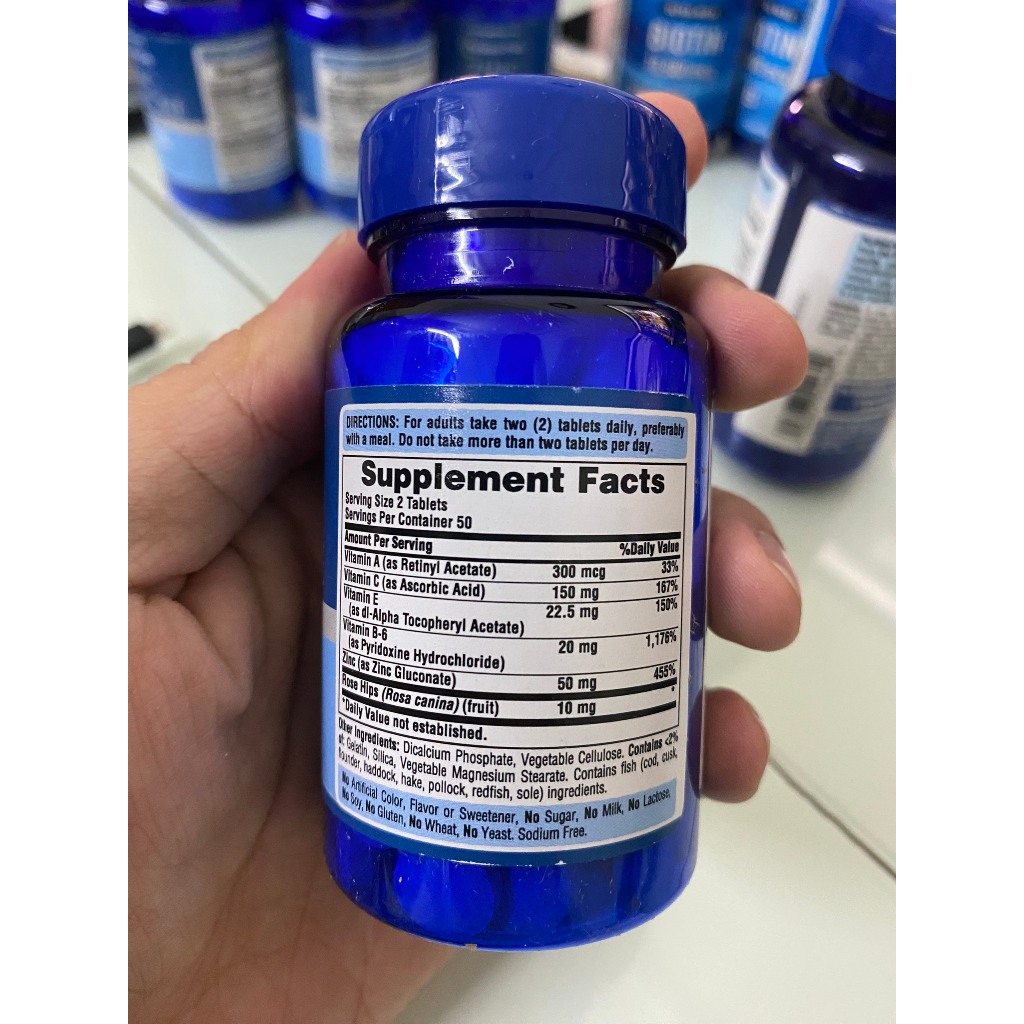 Zinc for Acne - Bổ sung kẽm, giảm mụn - 100 viên