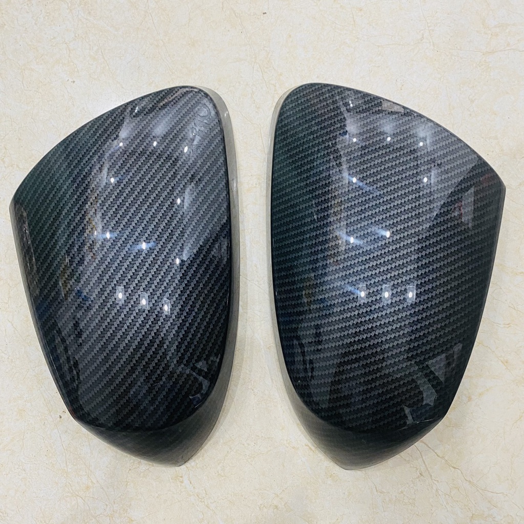 Bộ 2 ốp gáo gương Grand I10 2016 đến 2023 mẫu carbon đẹp, ốp trang trí chống xước cho xe