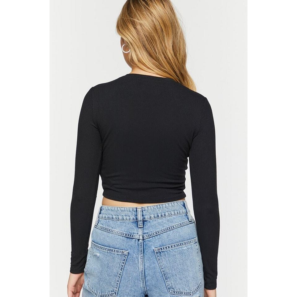 Áo Thun F//21 Rút Eo dài tay KAMI