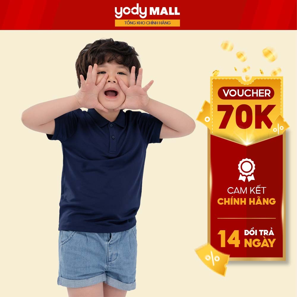 Áo Polo kid coolmax bo dệt nổi phù hợp hằng ngày, dịp tết APK5019