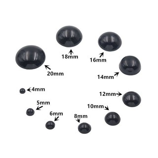 Mắt Dán Thú Màu Đen nhiều size