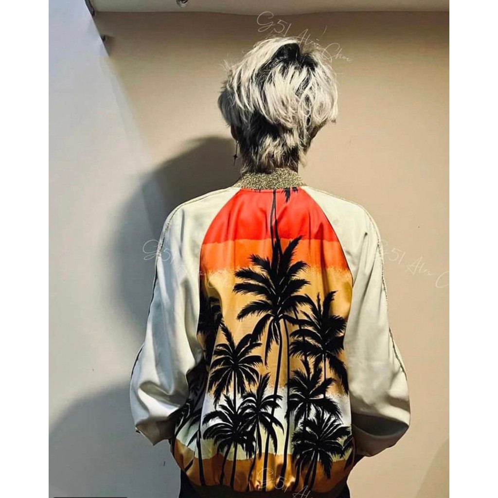 Áo khoác bomber nam boy phố cây dừa siêu hot - Áo bomber nam nữ SL cao cấp 2023