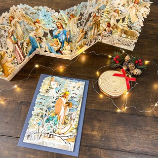 Thiệp Giáng Sinh Ziczac Snow Quà Tặng Trang Trí Noel Đẹp