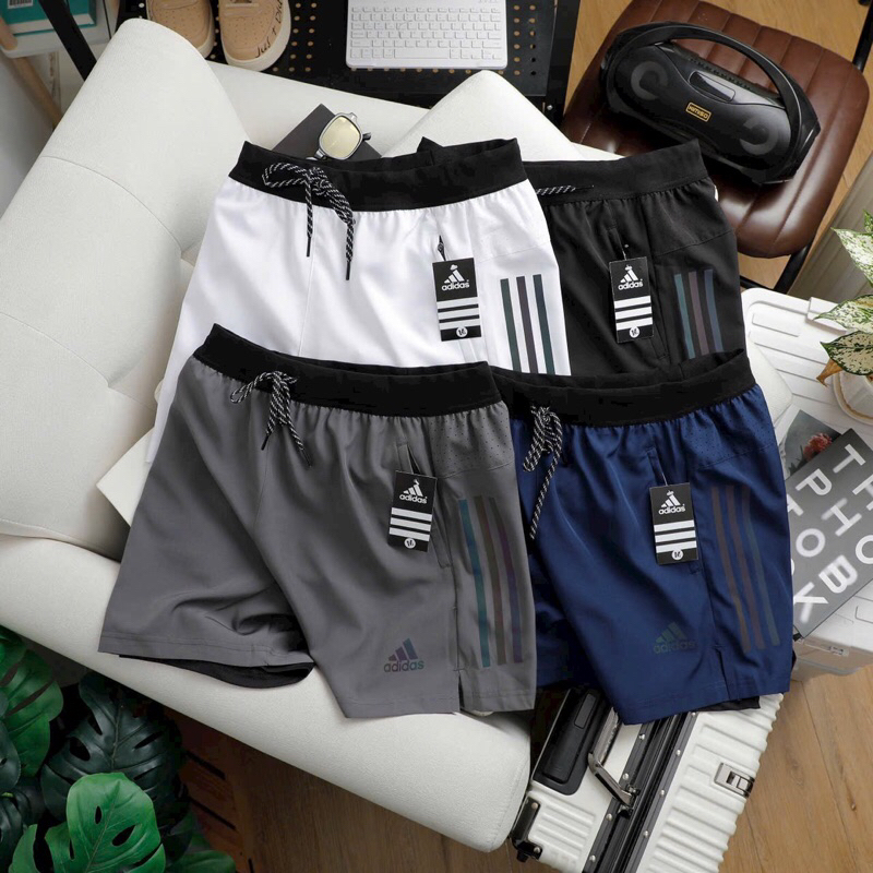 Quần Đùi Short Gym Nam 2 Lớp Form Ngắn