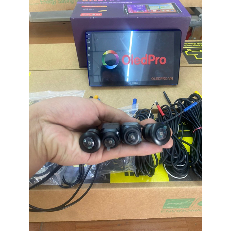 Màn hình Androi ô tô oled pro X4 và X4S liền Camera 360 độ !