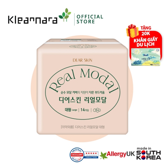 Băng vệ sinh Hàn Quốc REAL MODAL hàng ngày M L Over night