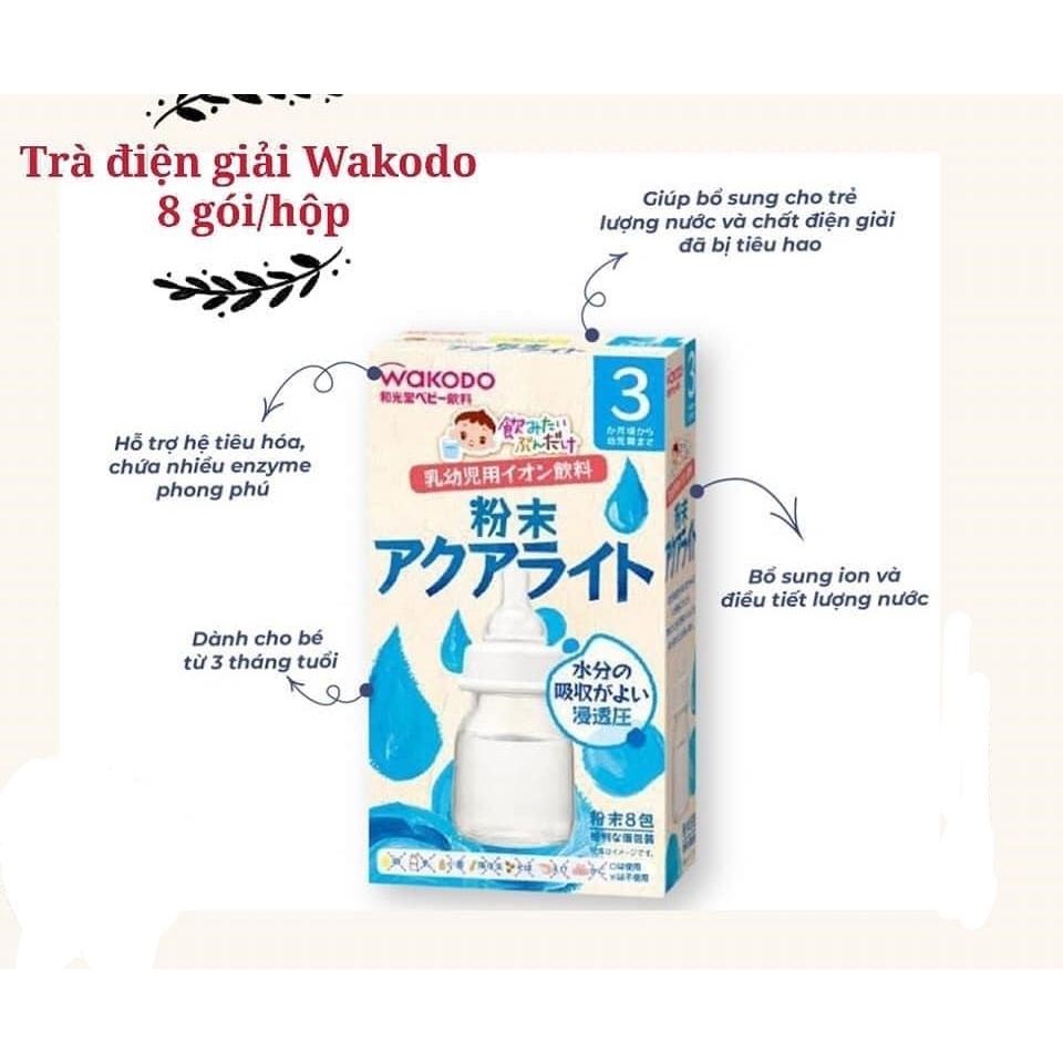 Trà hoa quả Wakodo Nhật Bản cho bé date 7/2024