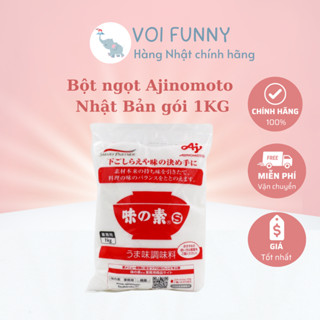   CHÍNH HÃNG  Bột ngọt Ajinomoto nội địa Nhật Bản gói 1KG và 400GR mì chính trứng date 2028 
