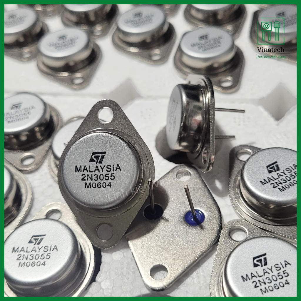 Set 10 con 2n3055 transistor Sò sắt 2n3055 malaysia hàng mới dùng trong kich