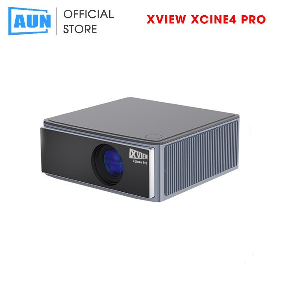 Máy chiếu thông minh Aun Xview Xcine4 pro/tự động lấy nét/tự động góc nghiêng/900 Ansi/giảm mờ viền hình ảnh sắc nét