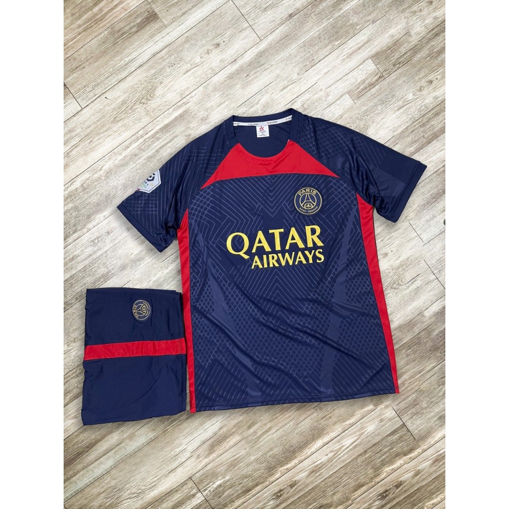 Bộ Quần Áo Đá Banh CLB  PSG PARIS XANH DƯƠNG 2023