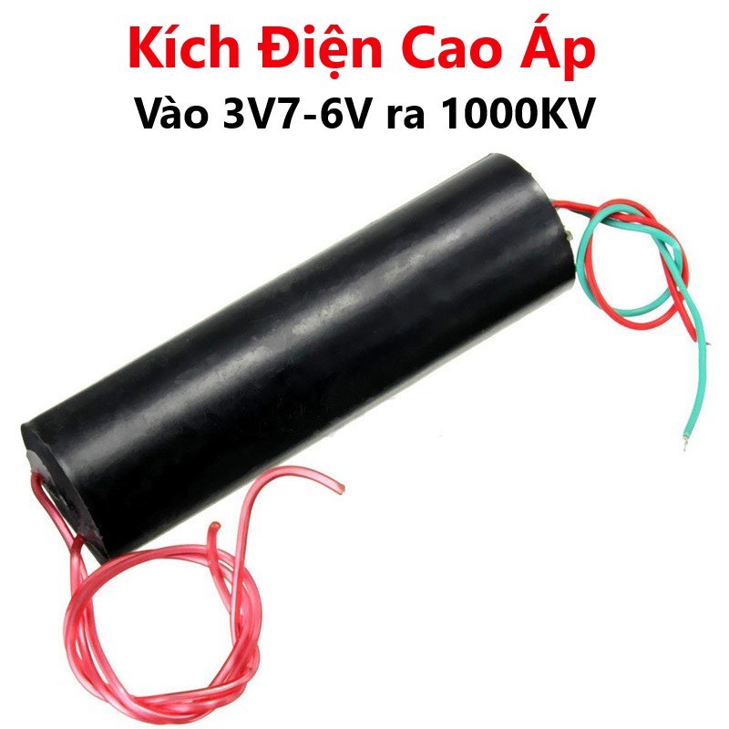 Kích Điện Cao Áp, Vào 3V7-6V ra 400KV/1000KV  - Module tăng áp