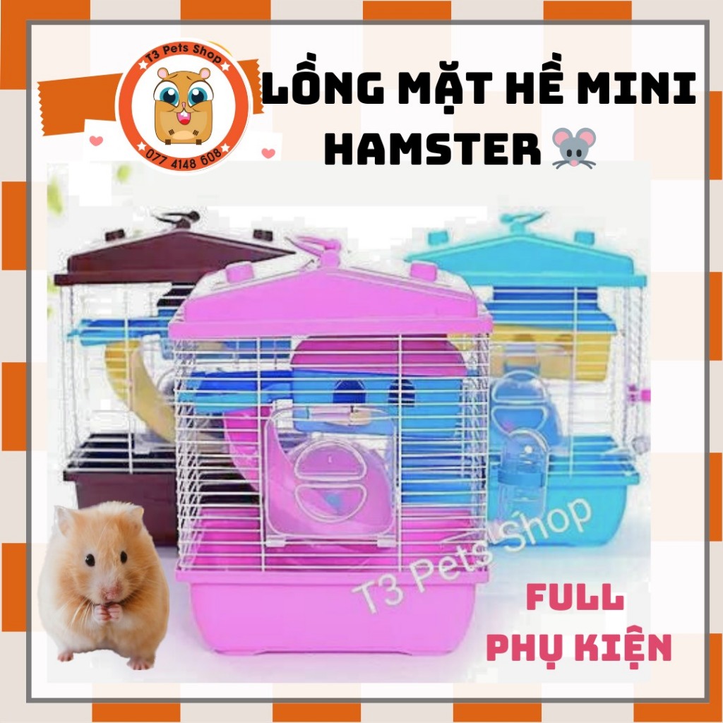 Lồng mặt hề mini dành cho hamster nhỏ - T3 PETS SHOP