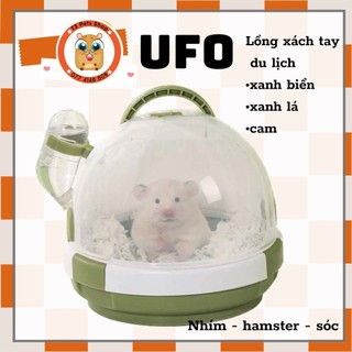 Lồng UFO xách tay cho hamster, sóc, nhím