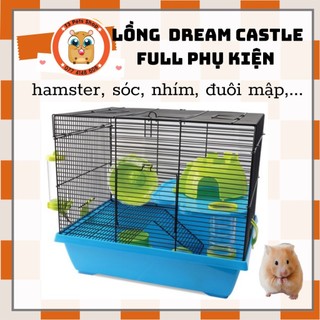 lồng DREAM CASTLE cho hamster, sóc, nhím, đuôi mập,...