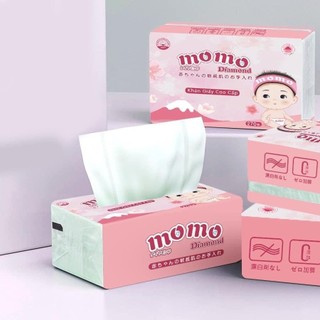 Khăn giấy khăn khô Organic tự tiêu cao cấp Momo Diamond 270 tờ