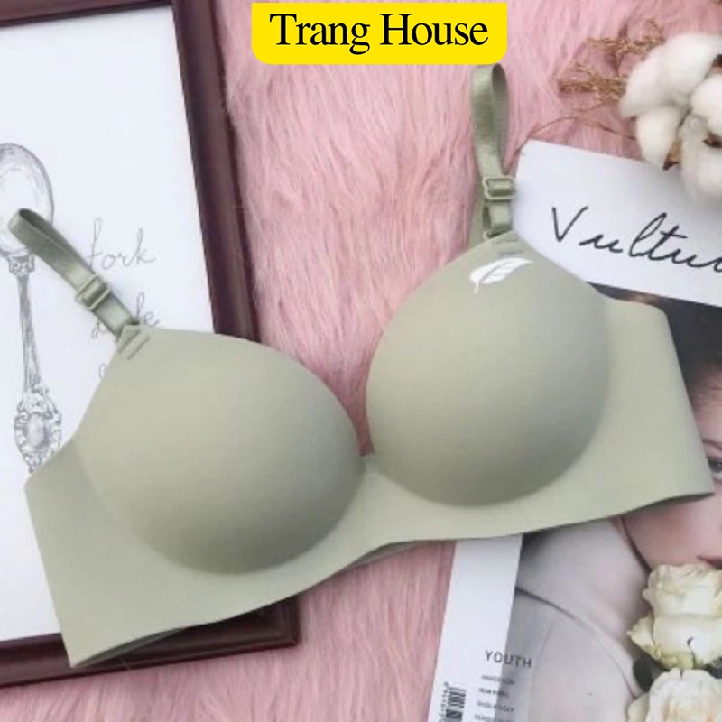 ÁO LÓT ĐÚC KHÔNG GỌNG ĐỆM BÀN TAY ĐẨY NGỰC HÌNH LÔNG VŨ TRANG HOUSE