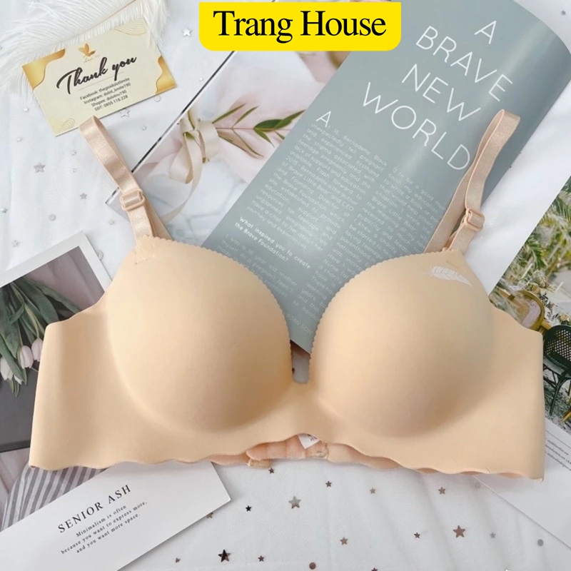 ÁO LÓT ĐÚC KHÔNG GỌNG ĐỆM BÀN TAY ĐẨY NGỰC HÌNH LÔNG VŨ TRANG HOUSE
