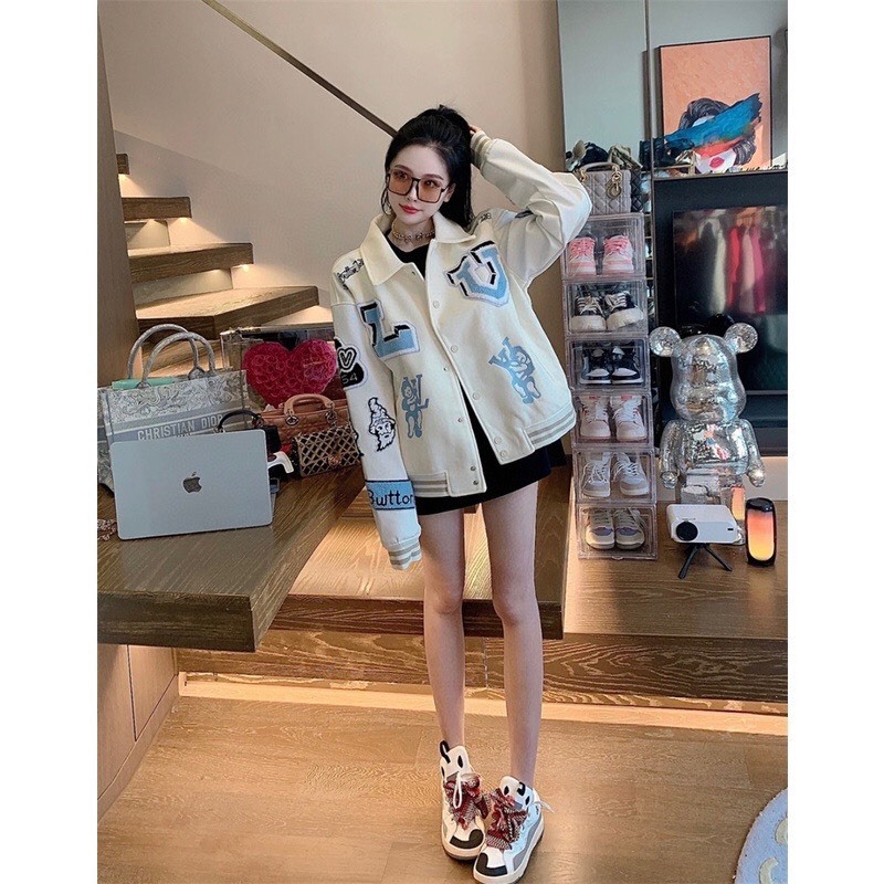Áo khoác, áo bomber Lv sơ Tùng siêu chất cao cấp dành cho nam nữ