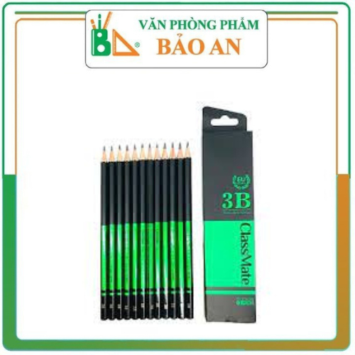 Bút Chì Gỗ Cao Cấp Fine Art 3B CLASSMATE CL-PC903 - 1 Chiếc - Nét Bút Mịn, Dùng Làm Họa Cụ Vẽ Tranh Chuyên Nghiệp