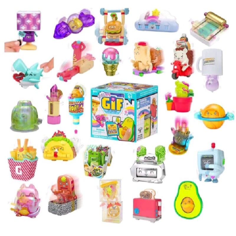 Set 10 mô hình đồ chơi tương tác oh my gif