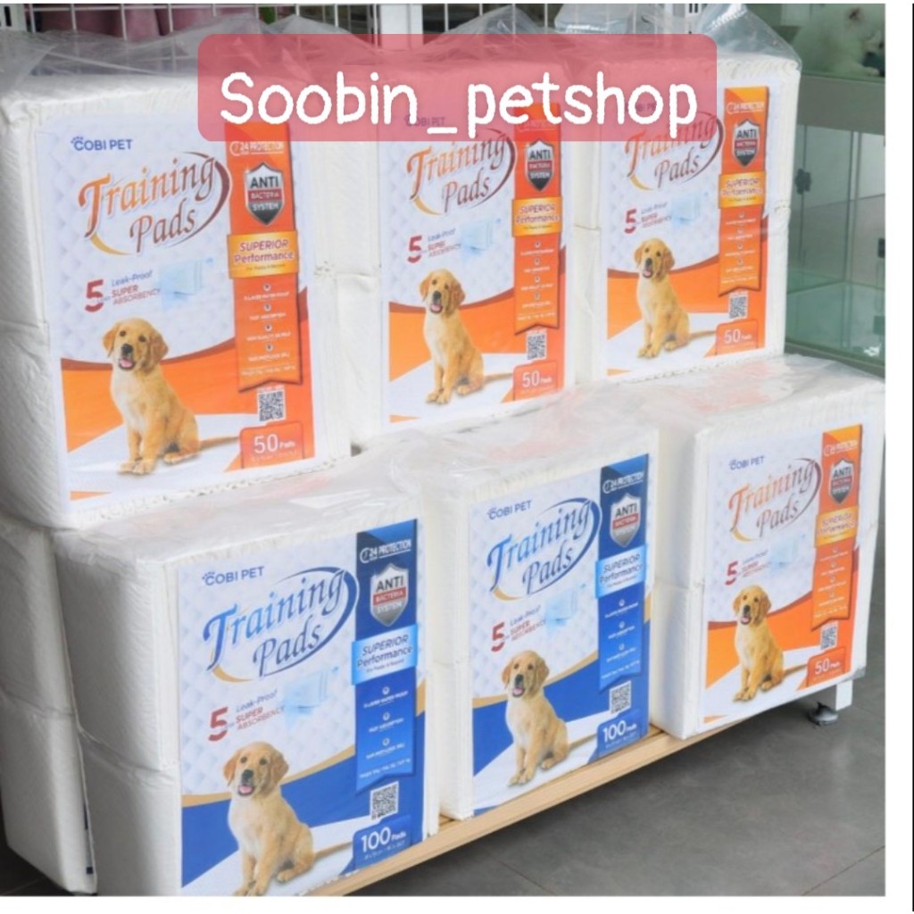 Tấm Lót Hướng Dẫn Thú Cưng Đi Vệ Sinh Đúng Chỗ COBI PET TRAINING PADS (Size S & L)