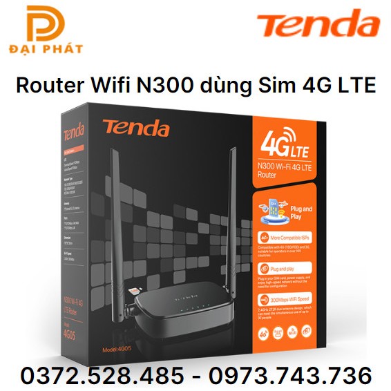 Router Wifi N300 dùng Sim 4G LTE