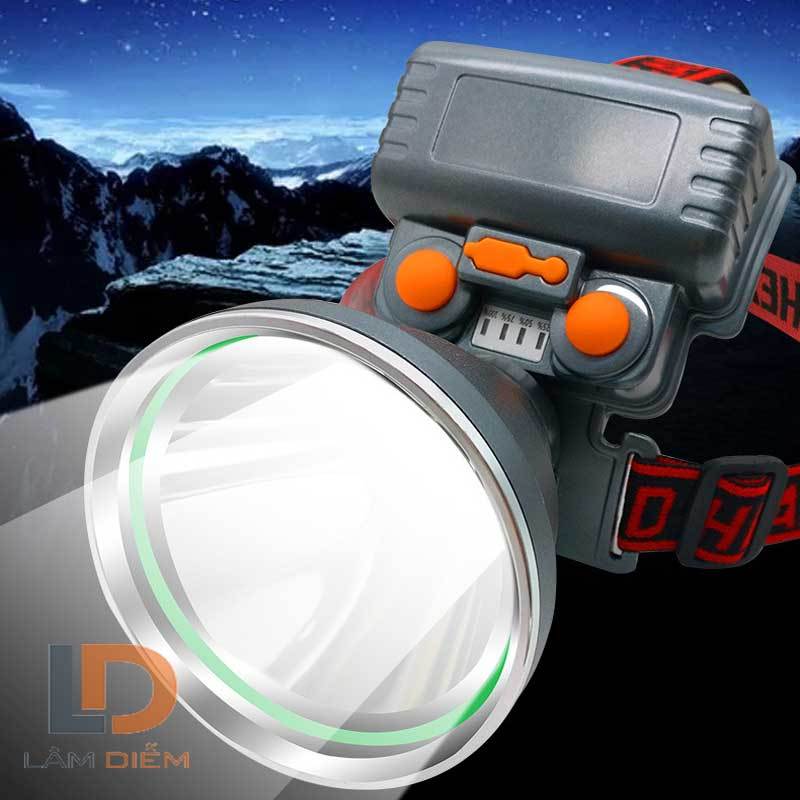 Đèn pin đội đầu pin sạc led siêu sáng kín nước công suất lớn 866 -867 - 530