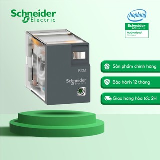 Relay trung gian Schneider RXM4LB1B7 - 4 Poles (14 chân) 24VAC, 3A, 4NO/NC
