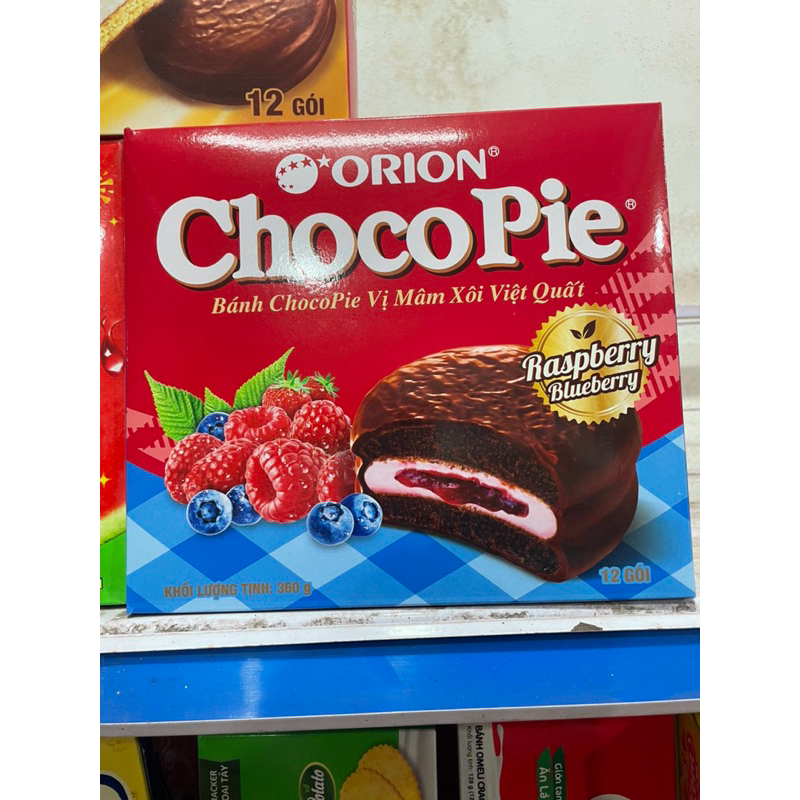 HÀNG CHÍNH HÃNG - 1 hộp bánh Chocopie 12 cái 396g