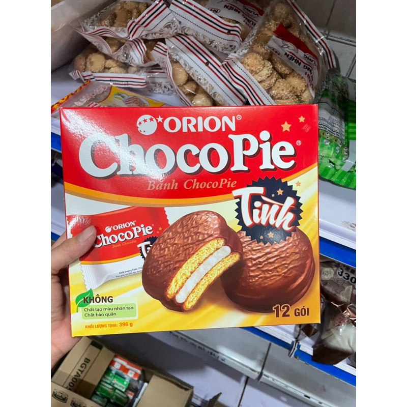 HÀNG CHÍNH HÃNG - 1 hộp bánh Chocopie 12 cái 396g