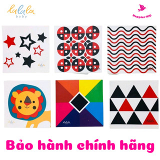 Thẻ decal dán tường kích thích thị giác cho trẻ sơ sinh, thương hiệu Lalala baby