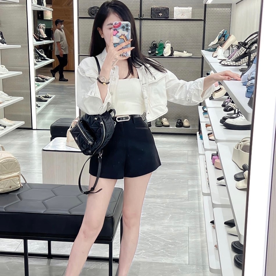 Balo nữ, balo Pê rô mini Pixel trần trám size 18 hàng xuất sịn - Zeni.Store