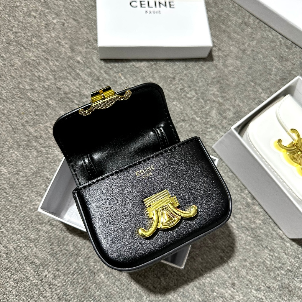 Túi xách nữ, túi cê lin mini size 13 da sần full box hàng QC loại 1 - ZeniStore