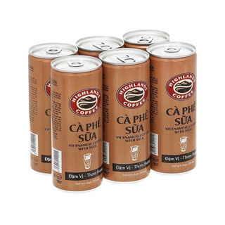 Thùng 24 lon Cà Phê Sữa Highland Coffee 235ml