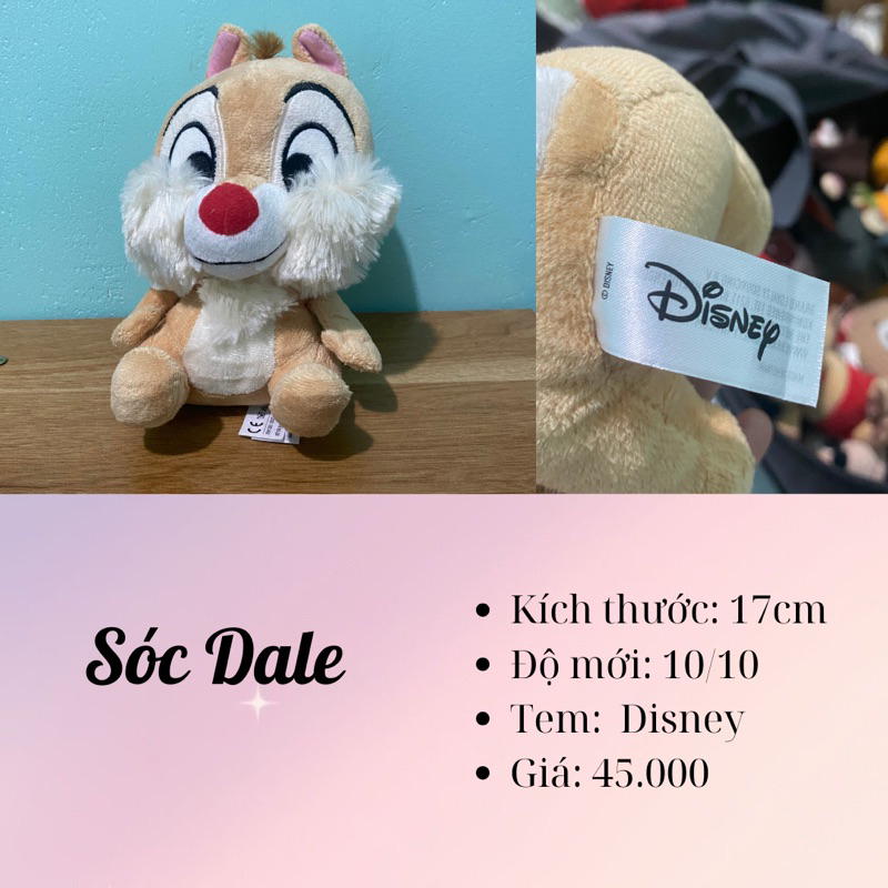 Gấu bông Xì Trum - Sóc Dale Chip - Rilakkuma 2hand, đọc kỹ phần mô tả