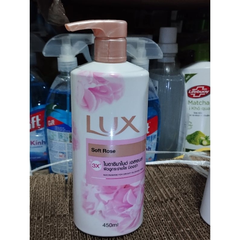 Sữa tắm Lux 500ml - Hoa hồng Pháp nồng nàn