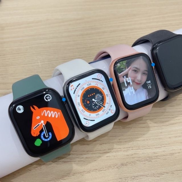 Đồng Hồ Thông Minh Smartwatch Nam Nữ Series 8 T800 PRO MAX Hiwatch Pro Viền Thép - Cảm Ứng Mượt Mà - Kháng Nước IP67