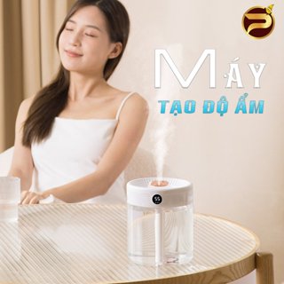 [Có Màn Hình Led] Máy Tạo Ẩm Không Khí, Máy Phun Sương, Dung Tích 2L Sử Dụng USB Có Ánh Sáng Ban Đêm Không Gây Ồn