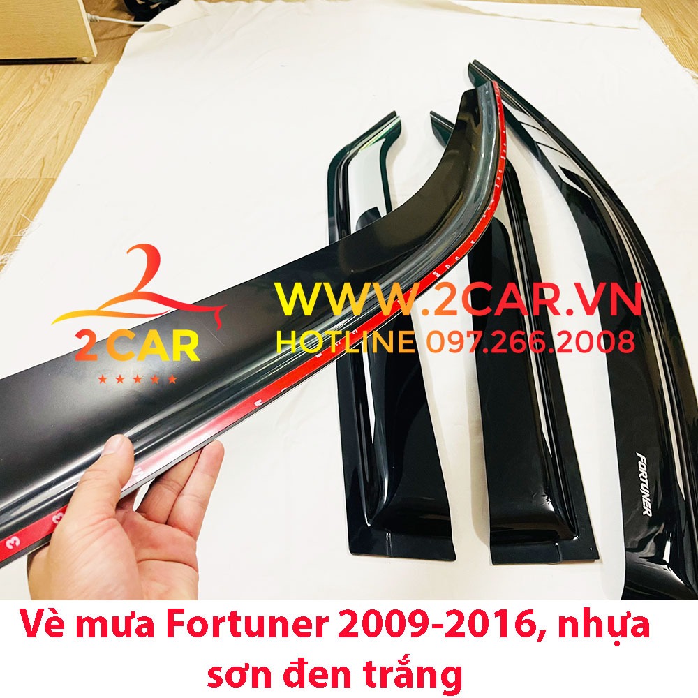 Vè che mưa SƠN GỒ 2 màu xe Toyota Fortuner 2006- 2017- 2021, 2022, 2023 Hàng cao cấp