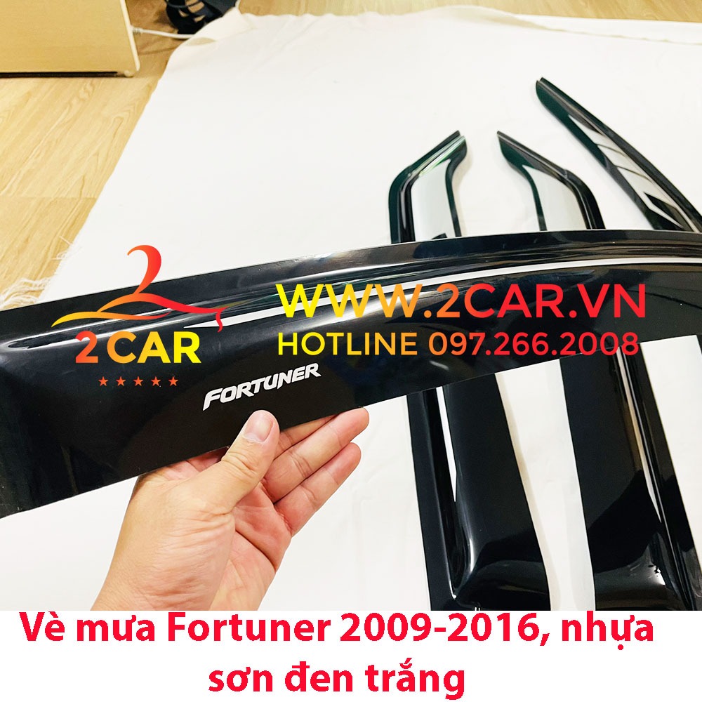 Vè che mưa SƠN GỒ 2 màu xe Toyota Fortuner 2006- 2017- 2021, 2022, 2023 Hàng cao cấp