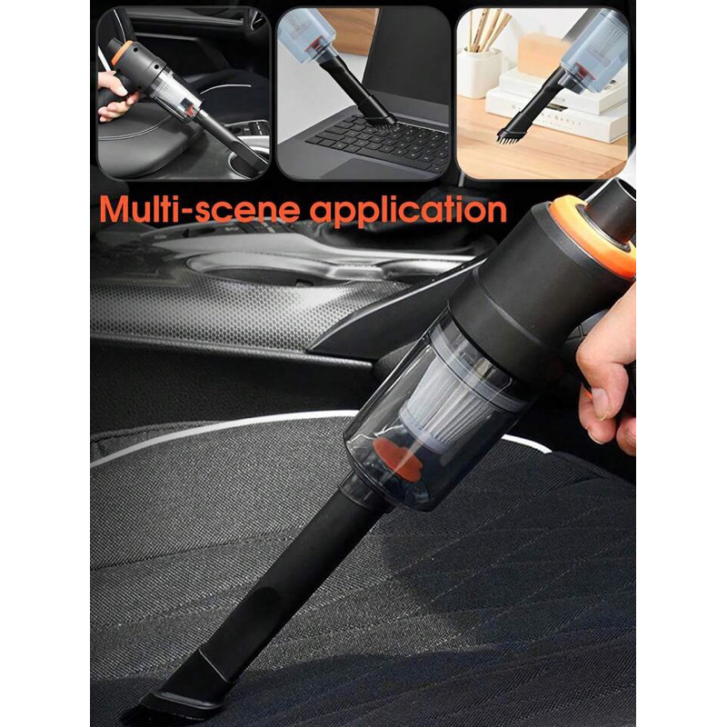 Máy hút bụi không dây TOMURA dùng cho ô tô có vòi hút 2 trong 1 , cầm tay , chế độ hút cao .