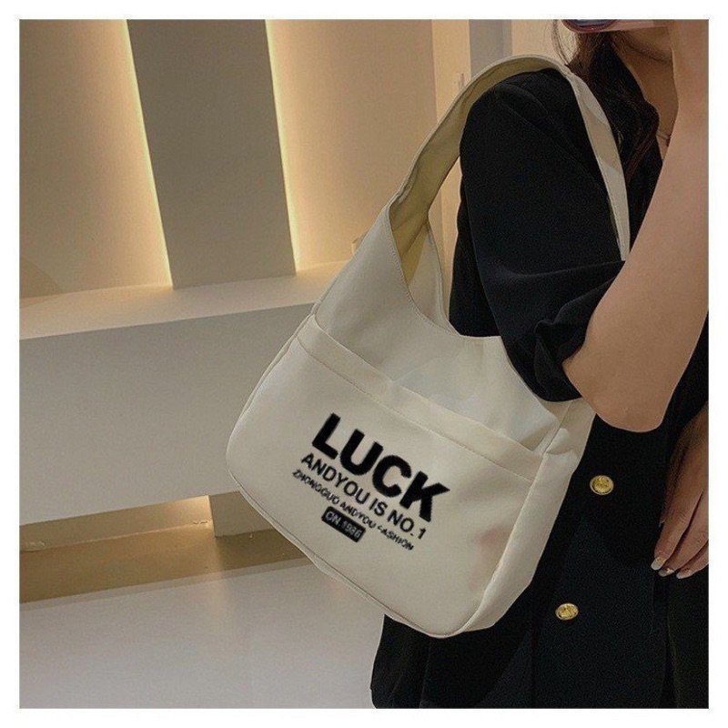 Túo xách nữ túi đeo vai vải canvas thời trang