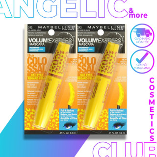 (AUTH) Mascara Maybelline Volum' Express Colossal Cat Eyes Làm cong và dày mi (WATERPROOF)