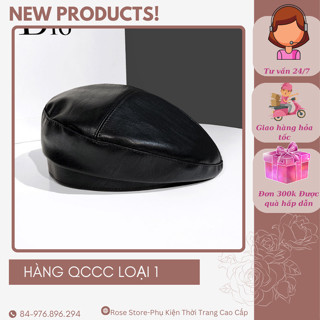 Mũ nồi da, Mũ beret da cao cấp-thời trang phong cách Hàn Quốc